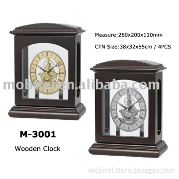 Wooden Desk Clock  (M-3001S)
